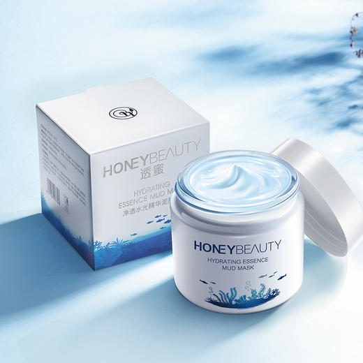 【蜜家特惠丨第2件19.9元】[下单立减30元]透蜜 净透水光精华泥膜120g/袋装140g 4D玻尿酸高岭土矿物泥进口原料 商品图6