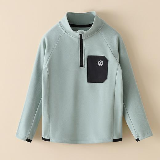 【秋冬必备】【A类品质，云朵般柔糯】SIIJJEYY秋冬季新款儿童 运动卫衣半高领拉链男女童长袖保暖上衣 商品图7