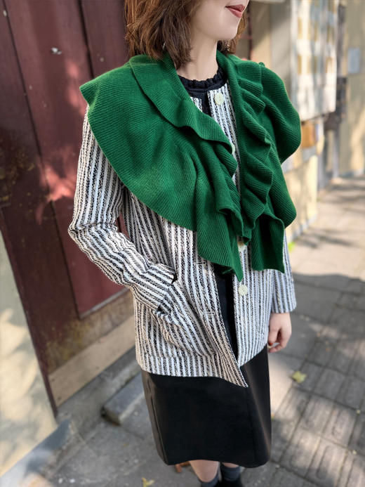 TYNVIE 插袋圆领中长外套 商品图6