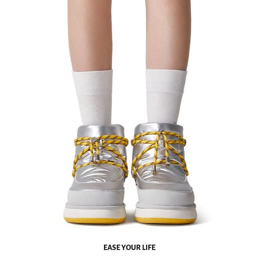 【专享】朴西极光新款保暖防水防滑男女情侣加厚冬季棉靴加绒 商品图1