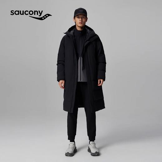 Saucony索康尼 男款秋冬运动舒适保暖锁温长款羽绒服 商品图4
