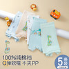 N3-【5条装】【男童 】亲肤新疆棉 3D立体剪裁 恐龙乐园+百变小熊【青春系列】 商品缩略图1