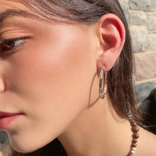 LHWINDSORCity of stars星光大环碎钻金银色欧美ins耳环LHWindsor 商品图4