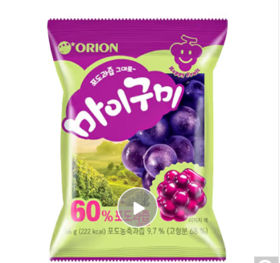 ORION葡萄味QQ糖66g