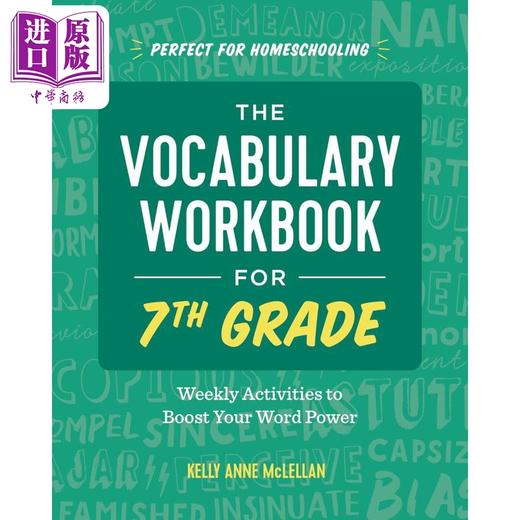 【中商原版】七年级词汇练习册 The Vocabulary Workbook for 7th Grade 每周活动提升词汇能力 英文原版中小学英语单词学习 商品图0