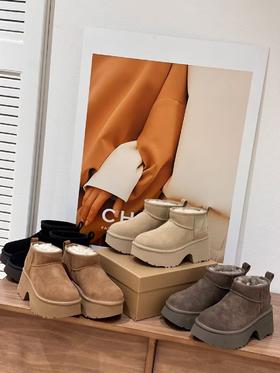 【女款】河南桑坡雪地靴 新款人鱼增高拖鞋/短靴/高筒  35-40码