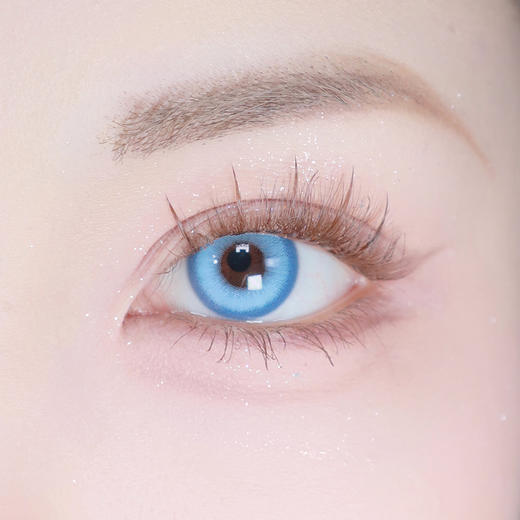 NKMAXCON 莫兰迪蓝 日抛 2片 14.5mm 参考着色 13.9mm 基弧 8.6 含水 42% 新锐国货 商品图4