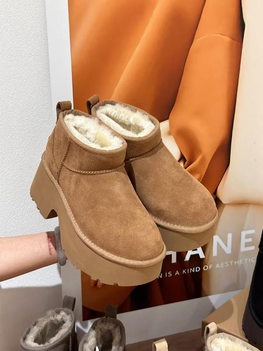 【女款】河南桑坡雪地靴 新款人鱼增高拖鞋/短靴/高筒  35-40码 商品图1