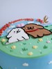 【客定】贴贴线条小狗蛋糕0064 商品缩略图3