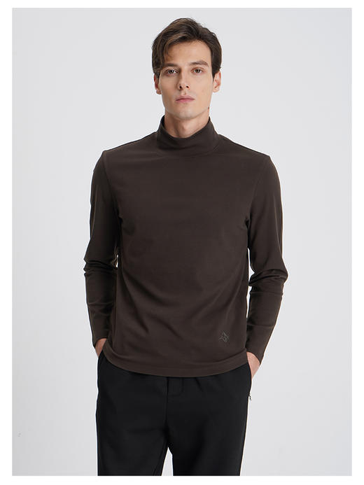 callisto绿色聚酯纤维混纺长袖T恤 商品图2