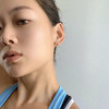 LHWINDSOR 运动系列小哑铃耳钉贝珠镶嵌迷你轻巧耳饰春夏新款百搭耳环 商品缩略图1