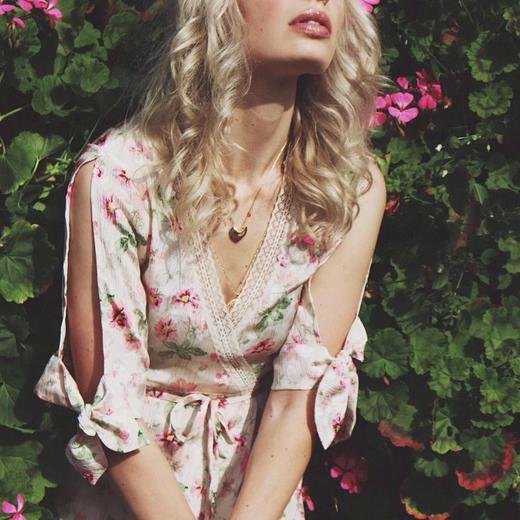 LHWINDSOR Fortune cookie饼干项链项链纤细锁骨链 商品图4