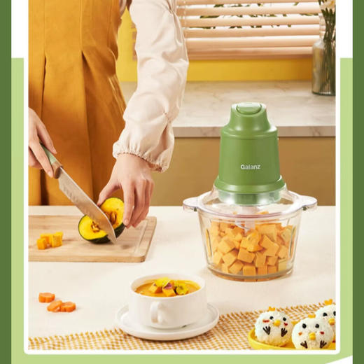 格兰仕（Galanz）电动绞肉机 家用 料理机 搅拌机 绞馅机 小型辅食机 多功能电动打肉打蒜蓉机 XJR2005 商品图6