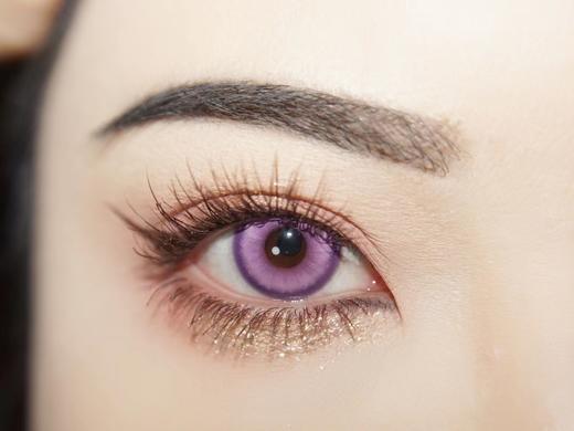 NKMAXCON 精灵紫 日抛 2片 14.2mm 参考着色 13.7mm 基弧 8.6 含水 42% 新锐国货 商品图3