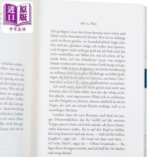 预售 【中商原版】【德文版】少年维特之烦恼 Die Leiden des jungen Werthers 德语原版 Johann Wolfgang Goethe 歌德 欧洲启蒙作家 商品图2