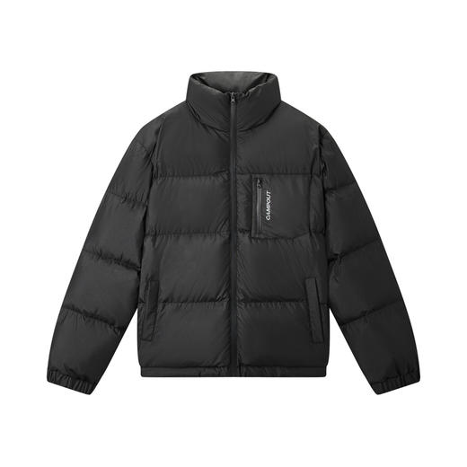 gxgjeans男装2024年冬季热卖黑色面包服保暖短款立领羽绒服男 商品图3