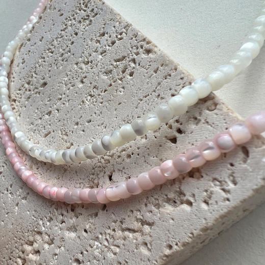 LHWINDSOR温莎珠 Fine Jewelry贝壳珠串项链白色粉色 商品图3
