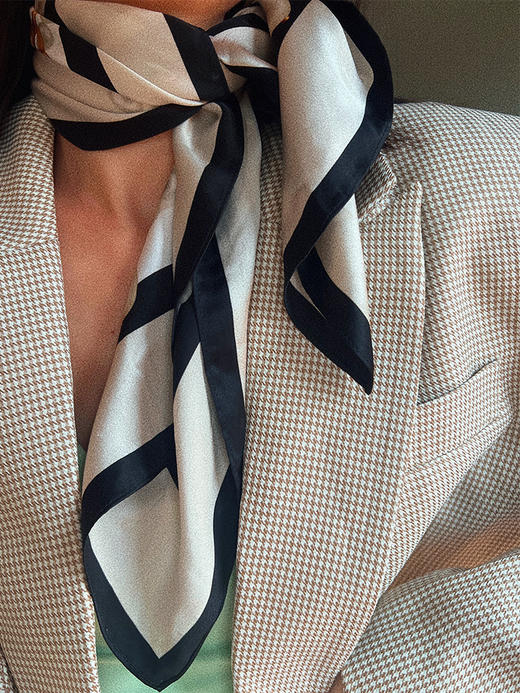 LHWINDSOR 首饰丝巾桑蚕丝真丝方巾百搭时尚 商品图2