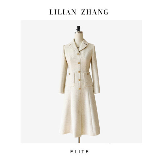 E定制一“Vintage Fashion”—”佳人挚爱”收腰A摆复古风长裙 2401193 商品图0