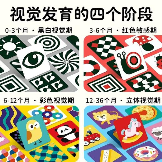 宝宝视觉激发卡：全4册（0-3岁） 商品图4