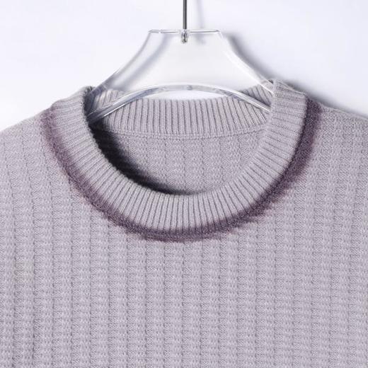 秋冬季新款时尚个性美式街头慵懒风明线毛衣圆领套头百搭针织衫 商品图2