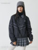 CryingCenter 藏青格纹双面穿夹克棉服 哭喊中心 商品缩略图1