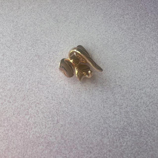 LHWINDSOR 原创设计fafa耳骨夹单只粉色三瓣花朵耳骨夹花花无耳洞 商品图4