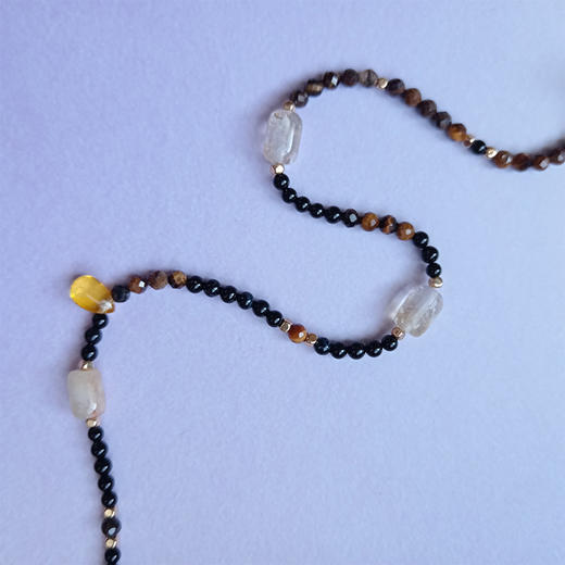 LHWINDSOR 原创设计枫糖配色项链珠串项链平安扣项链 商品图0