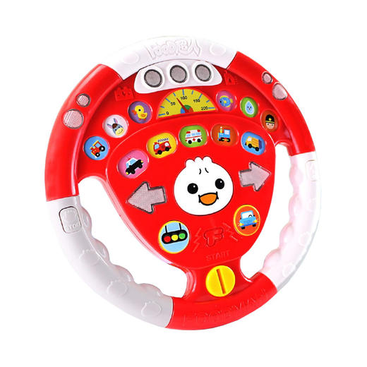 包子超人儿童方向盘早教益智玩具 早教机仿真模拟汽车副驾驶礼物 商品图2
