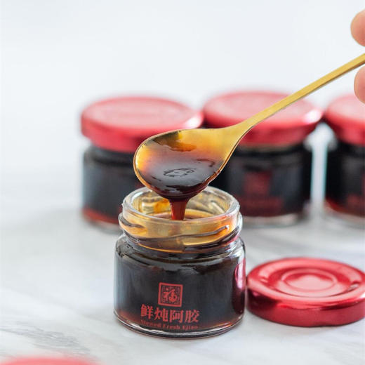 正品福牌即食鲜炖阿胶膏 滋补养颜去黄调理营养品礼盒 商品图0