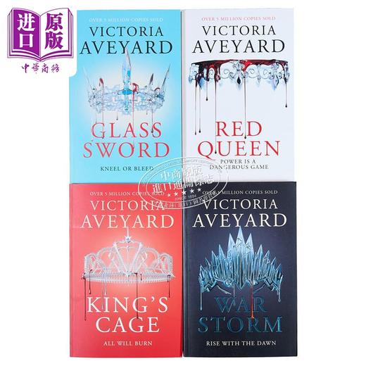 预售 【中商原版】红皇后系列 1-4 Red Queen 英文原版 Victoria Aveyard 商品图1
