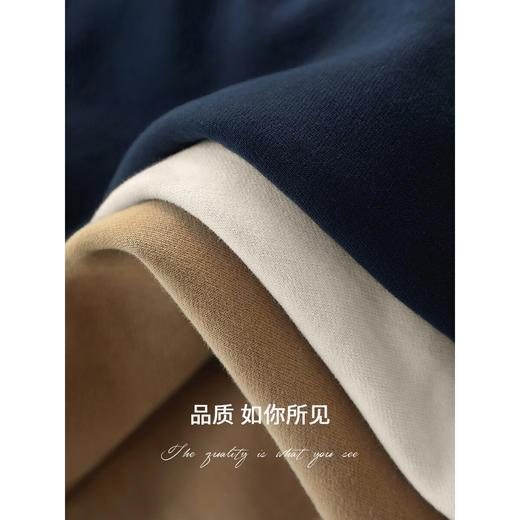 COCOBELLA简约休闲半高领卫衣25秋柔软舒适磨毛保暖外套SE3013-2 商品图4