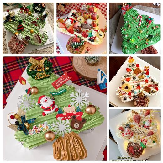【圣诞主题】🎄创意圣诞树纸杯蛋糕 商品图0