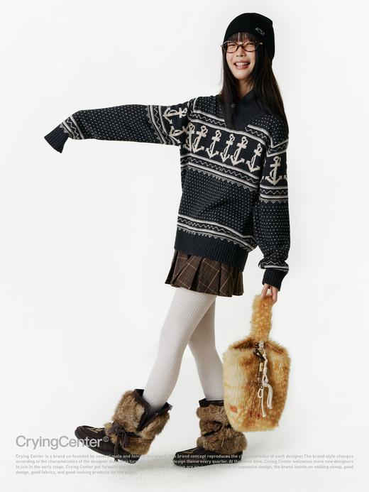 CryingCenter 小鹿毛绒手提包单肩包 哭喊中心 商品图2