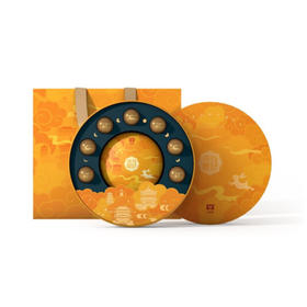 大益普洱茶 花好月圆礼盒龙珠版 （生熟）256g