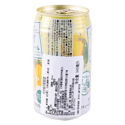 大分柚子配制酒340ml酒精度(4%vol) 商品图0