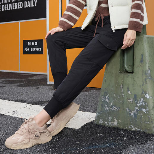 半身缘女裤 冬季工装&保暖束脚羽绒裤254302U10302635 商品图2