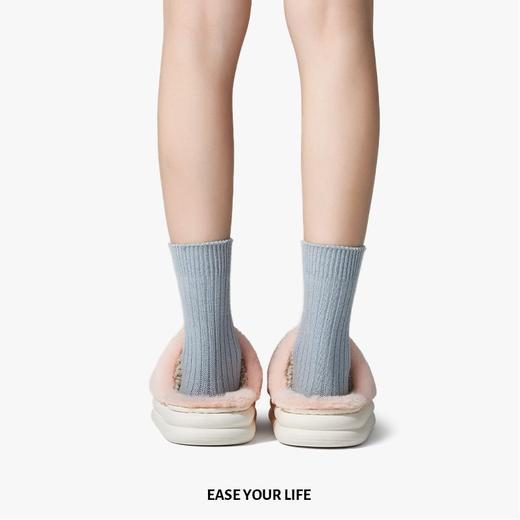 【秒杀】朴西糯米糍秋冬新款室内家用保暖防滑居家棉拖鞋情侣拖鞋 商品图3