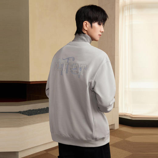 gxgjeans男装秋季宽松套头上衣刺绣圆领卫衣男时尚卫衣 商品图1