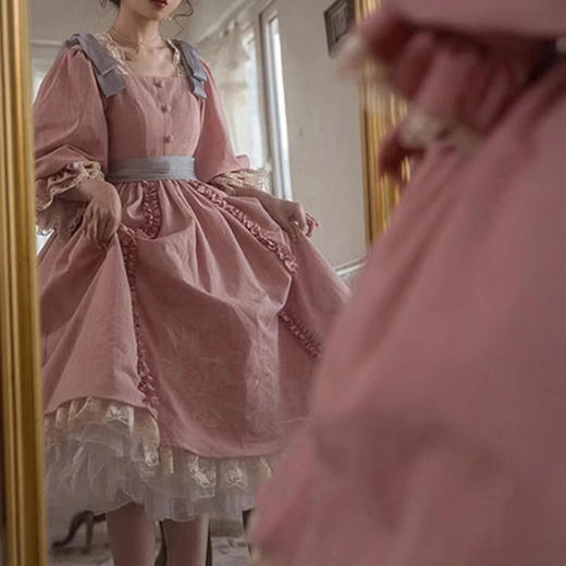 裁缝学苑AS379洛丽塔在逃公主裙纸样女装法式复古洋装Lolita重工连衣裙样板图纸 商品图4