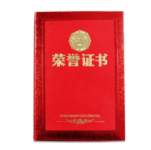 【JL】国产荣誉证书一本 商品图0