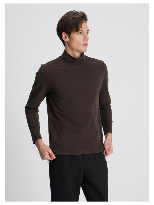 callisto绿色聚酯纤维混纺长袖T恤 商品图3