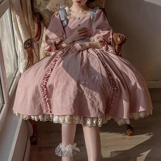 裁缝学苑AS379洛丽塔在逃公主裙纸样女装法式复古洋装Lolita重工连衣裙样板图纸 商品图3