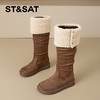 星期六时髦百搭绒里两穿长筒堆堆靴SSC4119EUA 商品缩略图7