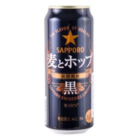 札幌麦香啤酒黑500ml酒精度(5%vol)