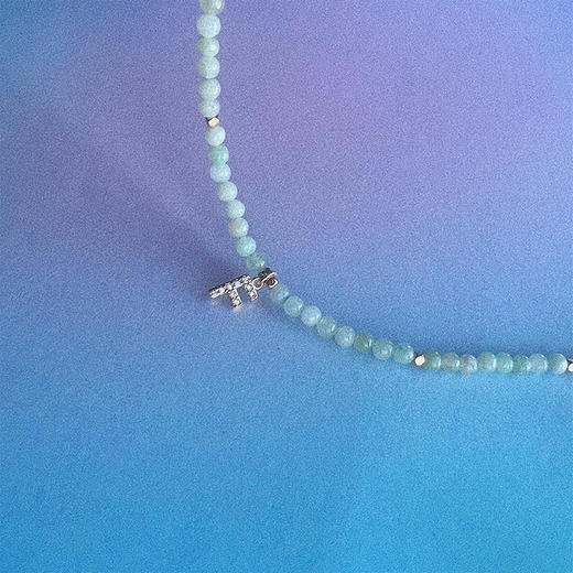 LHWINDSOR 原创设计青玉字母项链手链珠串项链手链 商品图2