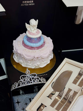 【提前一天】所愿皆所得 许愿池·白桃茉莉慕斯蛋糕