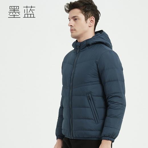 纳趣轻便连帽排骨羽绒服男女款保暖羽绒外套90白鸭绒羽绒衣冲锋衣内搭 商品图1