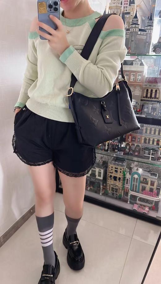 驴家 carryall 小号手袋取材 mono gram empreinte 压纹皮革（CB） 商品图6