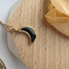 LHWINDSOR Fine Jewelry 白昼黑夜双面月牙项链黑白双面项链 商品缩略图1